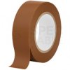 Taśma izolacyjna PVC 15mm x 10m ERKO brązowa
