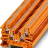 Through terminal block, push-in connection, 0.14-4.0 mm², 24 A, orange, 1291517