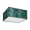 Lampa Sufitowa Ziggy Green Gold/Bottle Green 2Xe27 Mlp7574 Milagro