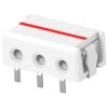 Connector, 3 pole, pitch 0.16 mm, straight, natural, 3-2106489-3