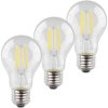 Müller-Licht 400290 LED E-27 Warm White 4W Efficient Retro Style 3 Pack