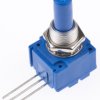Potencjometr 25kΩ typ Obrotowy Bourns średnica wału 6,35 mm 0.5W długość wału 22.2mm Montaż panelowy, Przewlekany