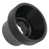 Knurled knob, M6, H 6.5 mm, outer Ø 20 mm, POM, 002.37.060