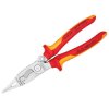 Knipex 13 96 200 SB VDE Multifunctional Installation Pliers+Opening Spring 200mm