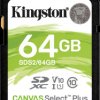 SDS2/64GB SDXC memory card, 64 GB, Canvas Select Plus