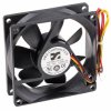 Wentylator osiowy 12 V DC DC 80 x 80 x 25mm 2.88W 67.5m³/h 34dB 240mA