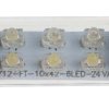 Żarówka LED do samochodu, 0.22 W, 24 V dc, 10 lm, JKL Components Biały, LE-0603 Girlanda