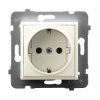 ARIA Gniazdo pojedyncze z/u ecru GP-1US/m/27