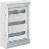 Rozdzielnica hermetyczna natynkowa 54 modułowa 3x18M drzwi transparentne UV bez przetłoczeń IP65 vector outdoor VE318SN HAGER