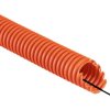 Rura karbowana 320N do zalewania betonem bezhalogenowa pomarańczowa z pilotem i smarowaniem -15C +90C PV fi 50 /25m/