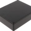Aluminum die cast enclosure, (L x W x H) 145 x 121 x 39 mm, black (RAL 9005), IP54, 1590XXBK