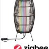 94754 Plug & Shine Basket floor lamp, 3.2 W, RGBW, IP44, ZigBee