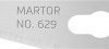 Zapasowe ostrze graficzne 629 MARTOR 629.50 10 szt. MARTOR 629.50 10 szt.