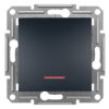 ASFORA Wyłącznik zwierny przycisk z podświetleniem antracyt EPH1600171 SCHNEIDER ELECTRIC