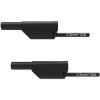 Schützinger VSFK 8701/2.5/200/SW1 Safety Test Lead 200cm Black 1pc