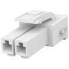 Plug housing, 2 pole, pitch 3.96 mm, straight, natural, 177898-1