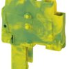 Plug, spring balancer connection, 0.08-4.0 mm², 1 pole, 24 A, 6 kV, yellow/green, 3043242