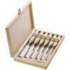 Kirschen 1101000 Ripping Chisel Set 6-Piece Beech Handles and Box