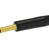 NEUTRIK Wtyk instrumentalny Jack 6,3mm Mono na kabel do 7,0mm pozłacany czarny NP2X-B