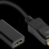 DP-AD09 DisplayPort adapter, DP 1.4 male to HDMI female