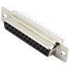 Connfly DS1033-25FBNSISS-CT D-SUB Socket 180° 25-Pin Soldering 1 piece