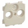 VALENA ALLURE Plakietka kremowa gniazda TV-RD-SAT ( 2-3 otwory, Plakietka do gniazd innych producentów ) 754806 LEGRAND