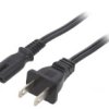 Kabel: 2X18awg, Iec C7 Żeński,Nema 1-15 (A) Wtyk, 1,8M, 7A Lt-301+503B Spt-2...