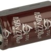Kondensator; SNAP-IN; elektrolityczny; 220uF; 450V; TDC; TDC450VS220M25.4x40; 20%; fi 25,4x40mm; 10mm; przewlekany (THT); luzem;