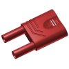 SKS Hirschmann 932200101 Short-circuit 4mm Plug KST S WS Red