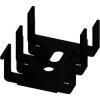 Finger shaped heatsink, (L x W x H) 33 x 25.4 x 13 mm, 15 K/W, black anodized, FK 216 CB SA