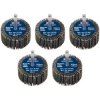 Sealey FW5025805 50 x 25mm Abrasive Flap Wheel on 6mm Shaft 80Grit - Pack of 5