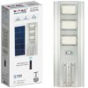 Lampa solarna LED 40W 3500lm 6500K panel fotowoltaiczny, pilot sterowania, czujnik ruchu barwa CW biała zimna V-TAC VT-30301ST