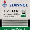 63943 Solder HS10 FAIR lead-free with copper content, Ø 1.0 mm, 5 g