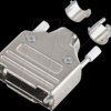 MHDM25-K D-Sub cap, 25-pin, straight, silver, size B