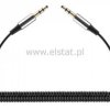 Jack 3,5 WT-WT 1m stereo spiralny