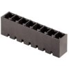 Pin header, 2 pole, pitch 3.81 mm, straight, black, 1864050000