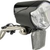 FISCHER FAHRRAD Lampa rowerowa przednia 85355 LED za pomocą dynama czarny