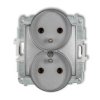 Icon Mechanizm Gniazda Podwójnego Do Ramki Z Uziemieniem 2X(2P+Z) (Bez...