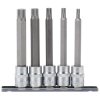 Draper Expert 16349 3/8" Sq. Dr. Spline Socket Bit Set (5 Piece)
