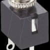 10398 Jack panel socket, 2.5 mm, mono, break contact