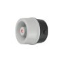 Klakson 110 dB e2s Powierzchnia 3-tonowy 30V ac/dc IP65 110 dB @ 1m Brzęczyk, Modulowany DC, AC