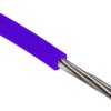 Przewód montażowy 0,33mm² Fioletowy RS PRO XLPE 22 AWG 600 V dł. 100m 17/0,16 mm +125°C Zgodność z RoHS, UL 1581, UL 758