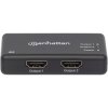 Manhattan 207669 2 ports HDMI splitter 4096 x 2160 p Black