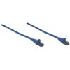 Intellinet 343770 Network Patch Cable, Cat6, 10m, Blue, CCA, U/UTP, PVC, RJ45,
