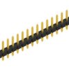 Pin header, 20 pole, pitch 2.54 mm, straight, black, 10058319