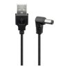 Złącze USB A/DC 5,5/2,1 wt-wt 1,5m kątowy Goobay