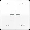 CD102KO5PWW Dual rocker, alpine white, light guide, arrow symbols