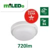 Oprawa kanałowa TOLU O LED 9W-NW-W 720lm 4000K IIkl. 220‑240V IP54 31497