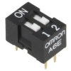 Przełącznik Dip-Switch Ilość Sekcji 2 On-Off 0,025A/24Vdc A6e-2101-N
