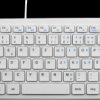 MROS113 Keyboard, USB, white, flach